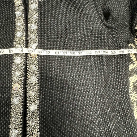 The Collective Works of Bereks 2 Black Evening Jacket Heavily adorned with jewel - Picture 6 of 10